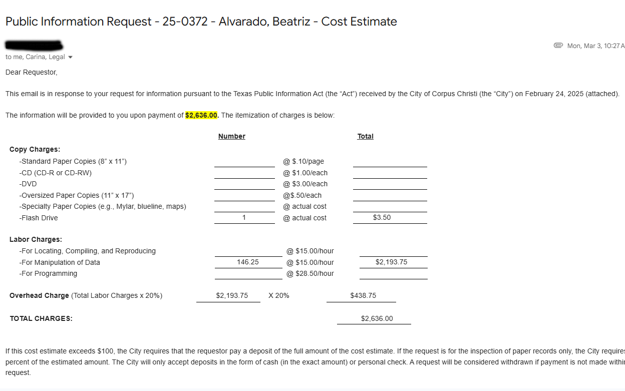 Who uses most of the water in the Coastal Bend? Help us find out.